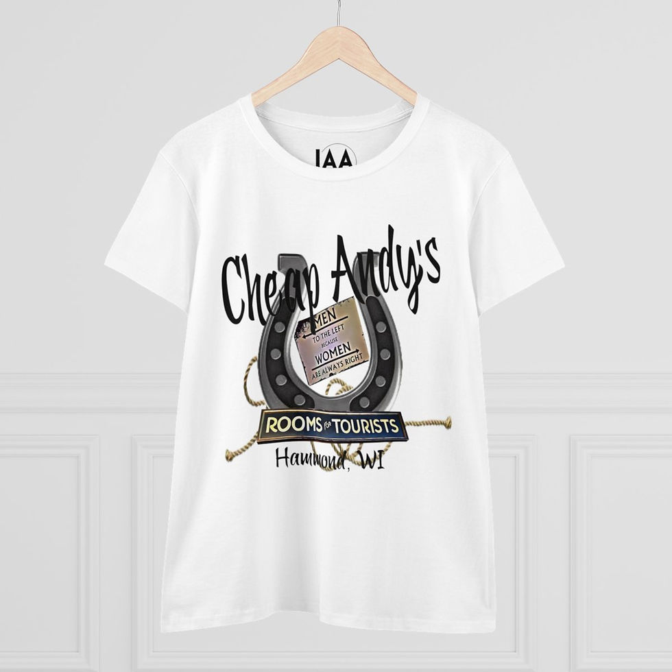 Thumbnail: Cheap Andy's Women's Midweight Cotton Tee