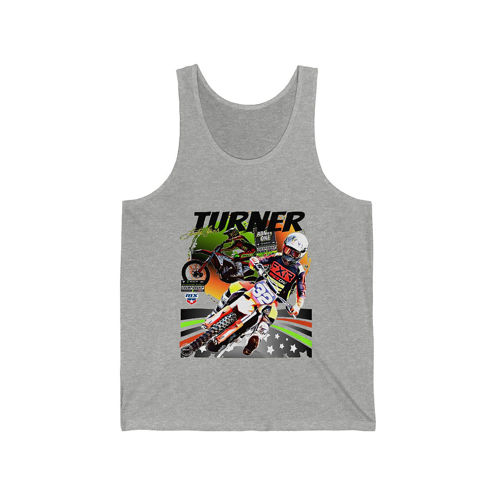 Thumbnail: Dawn Turner Front Only Unisex Jersey Tank