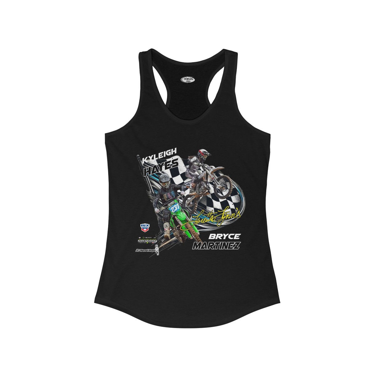 Full front only Women's Ideal Racerback Tank