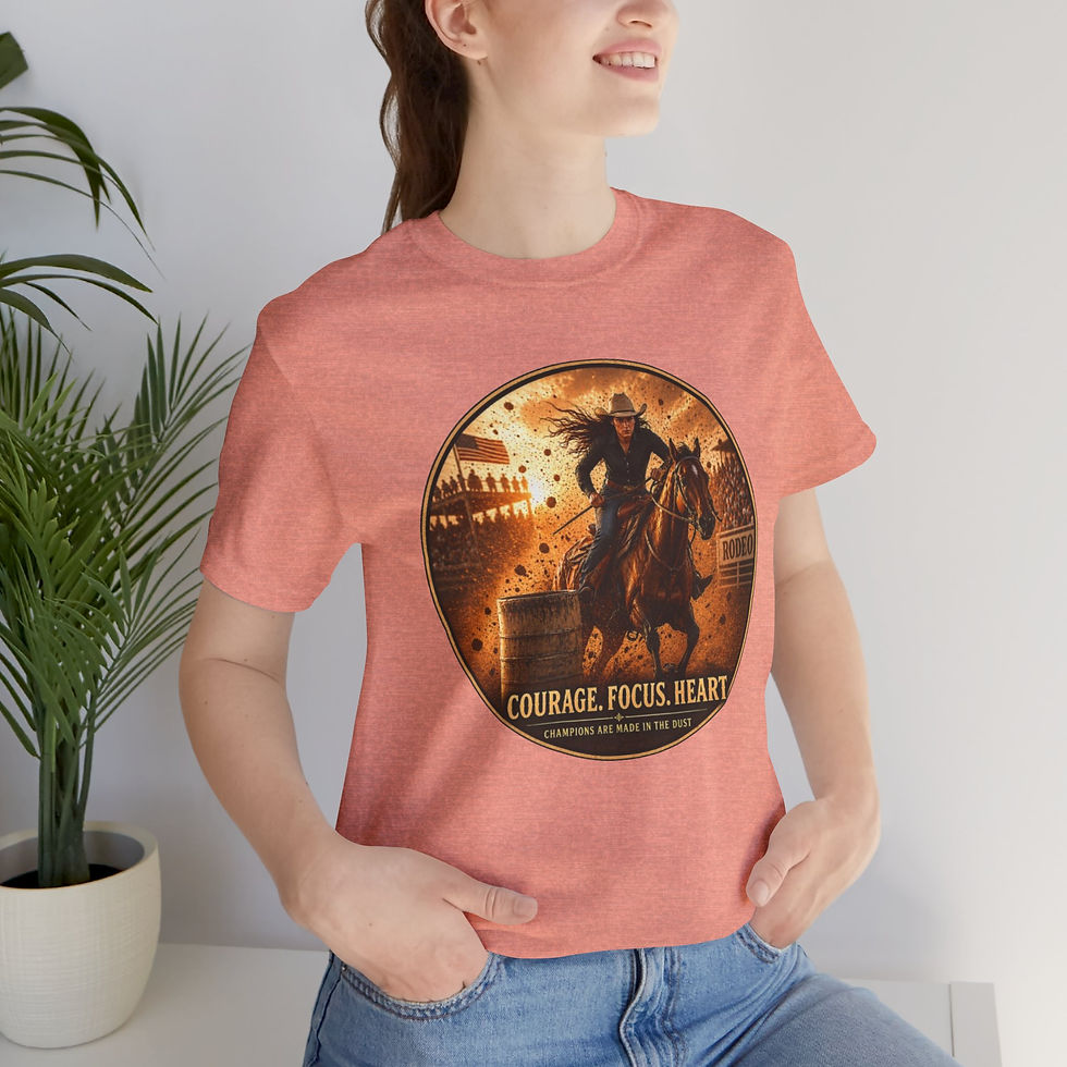 Thumbnail: Barrell Racing Courage Unisex Jersey Short Sleeve Tee