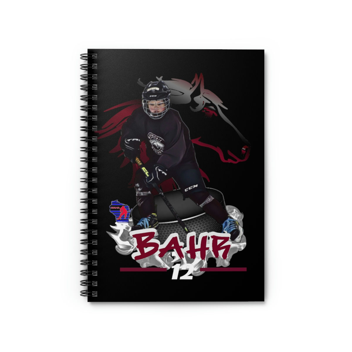 Bahr12Spiral Notebook - Ruled Line