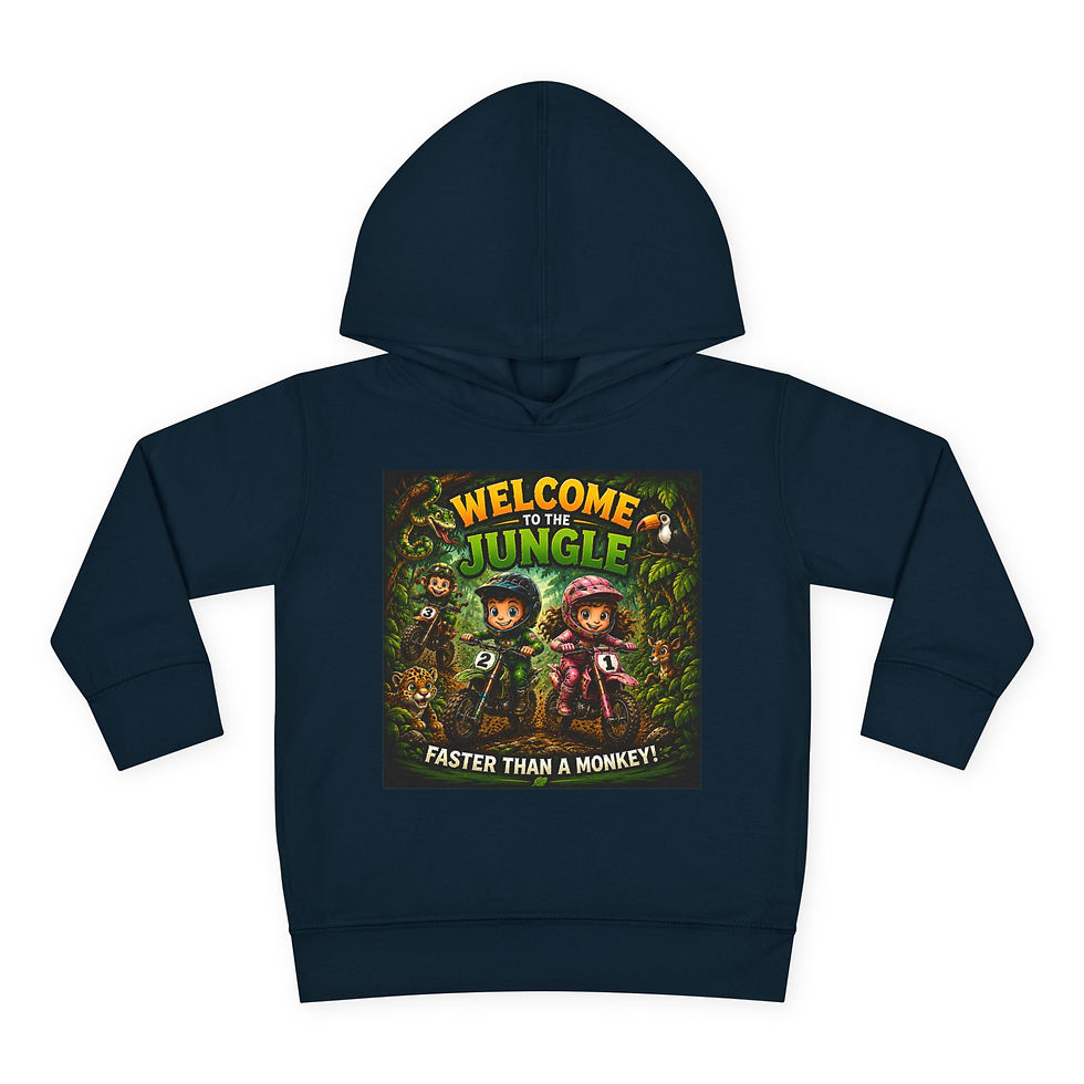 Thumbnail: Welcome to the Jungle Toddler Pullover Fleece Hoodie