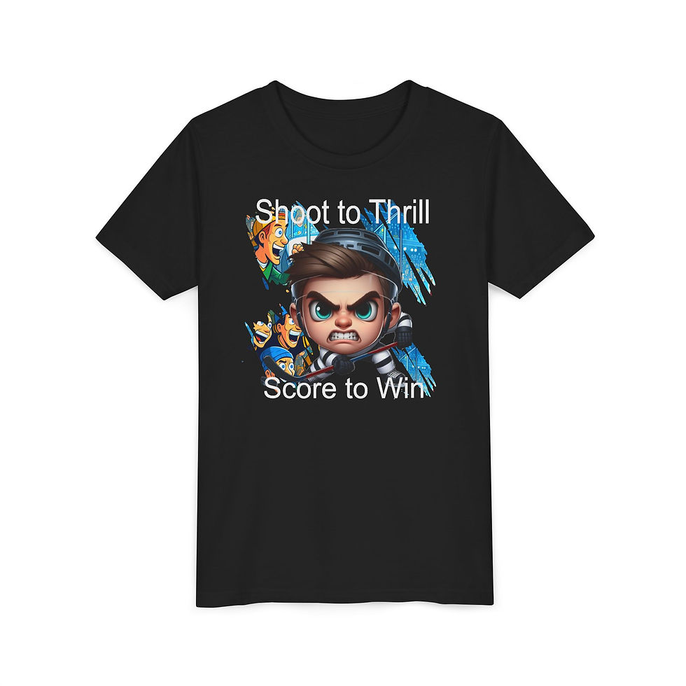 Thumbnail: Hocky Shoot to Thrill Youth Short Sleeve Tee