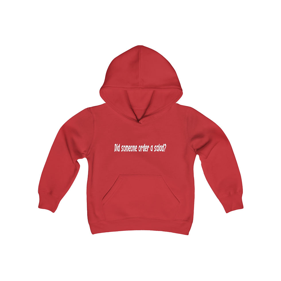 Thumbnail: Hockey Hair Blonde2 Youth Heavy Blend Hooded Sweatshirt