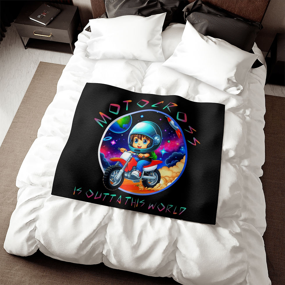 Thumbnail: MX Outta this world Sweatshirt Blanket