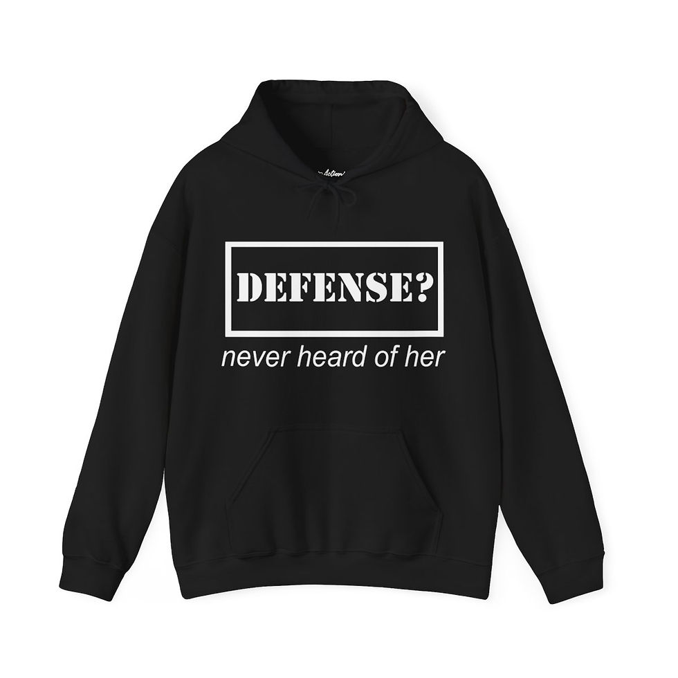 Thumbnail: Hockey Defense Adult Unisex Heavy Blend™ Hooded Sweatshirt