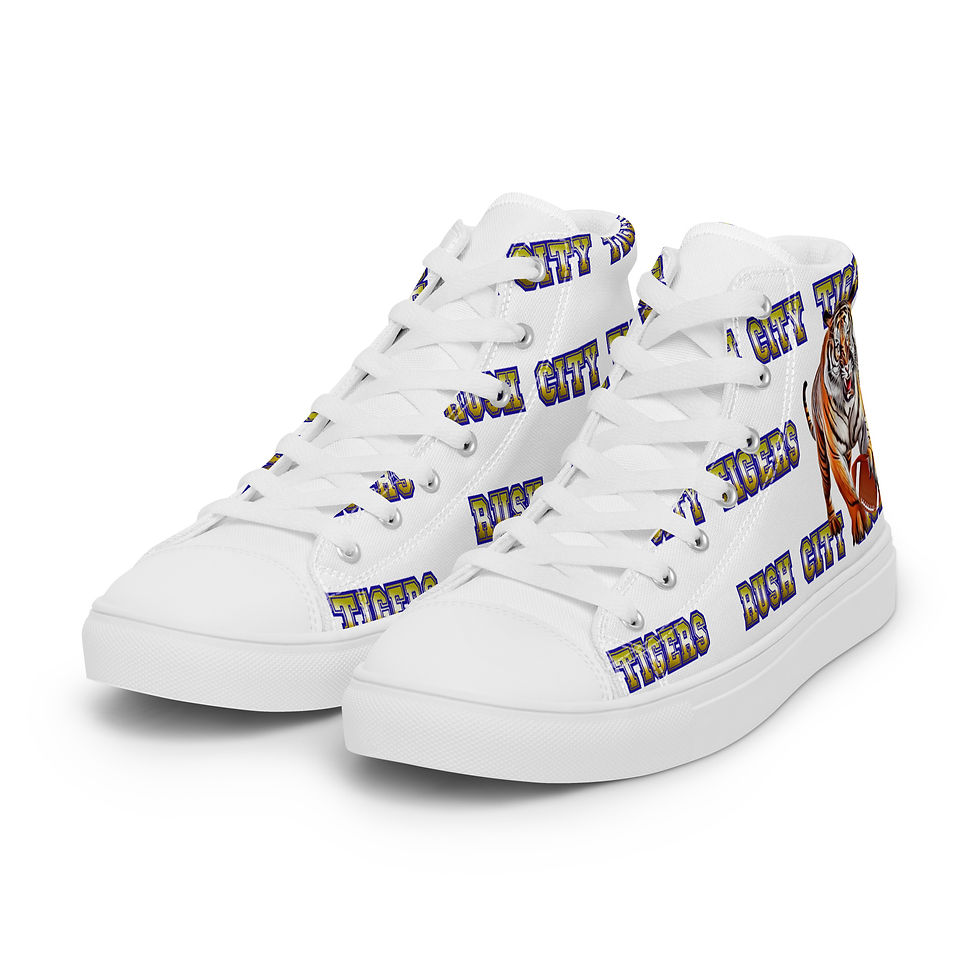 Thumbnail: Rush City Football  Women’s high top canvas shoes
