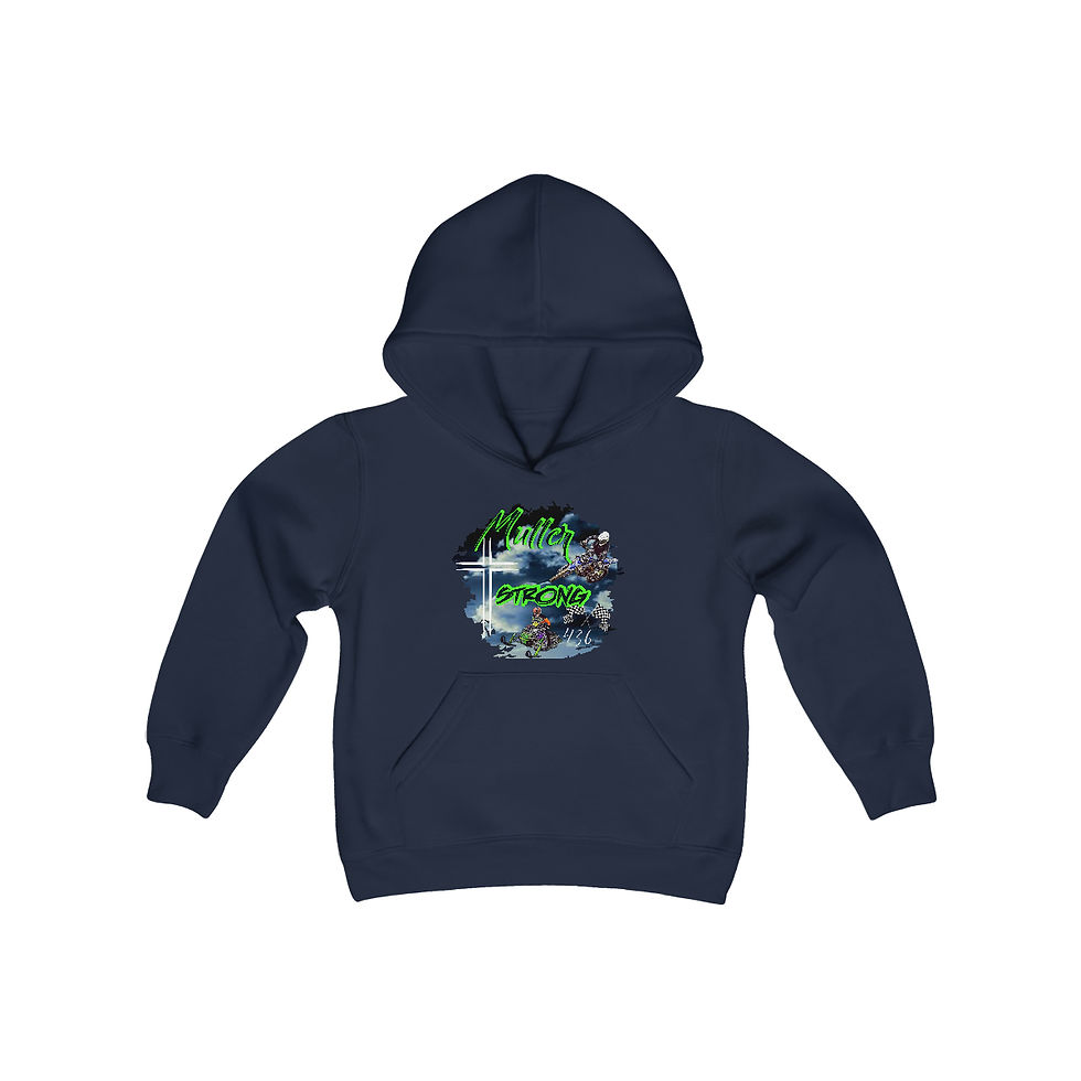 Thumbnail: TMuller Youth Heavy Blend Hooded Sweatshirt