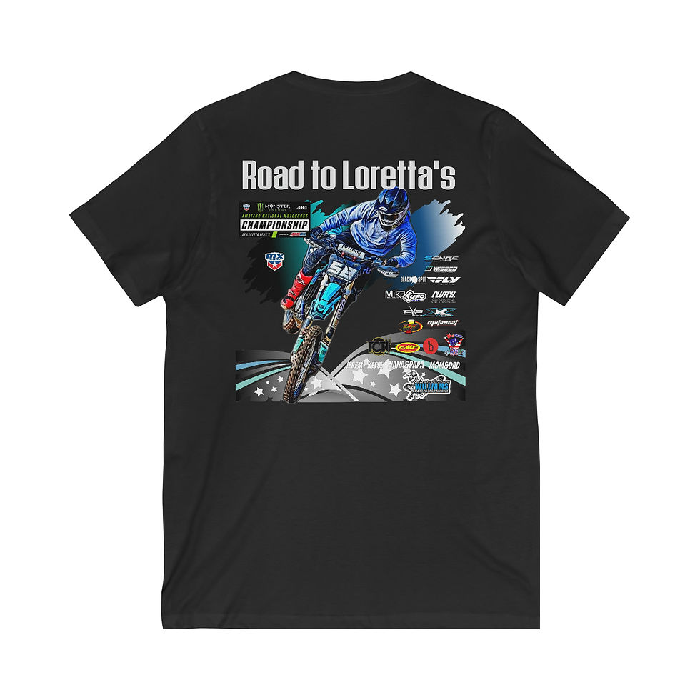 Thumbnail: LL2Unisex Jersey Short Sleeve V-Neck Tee
