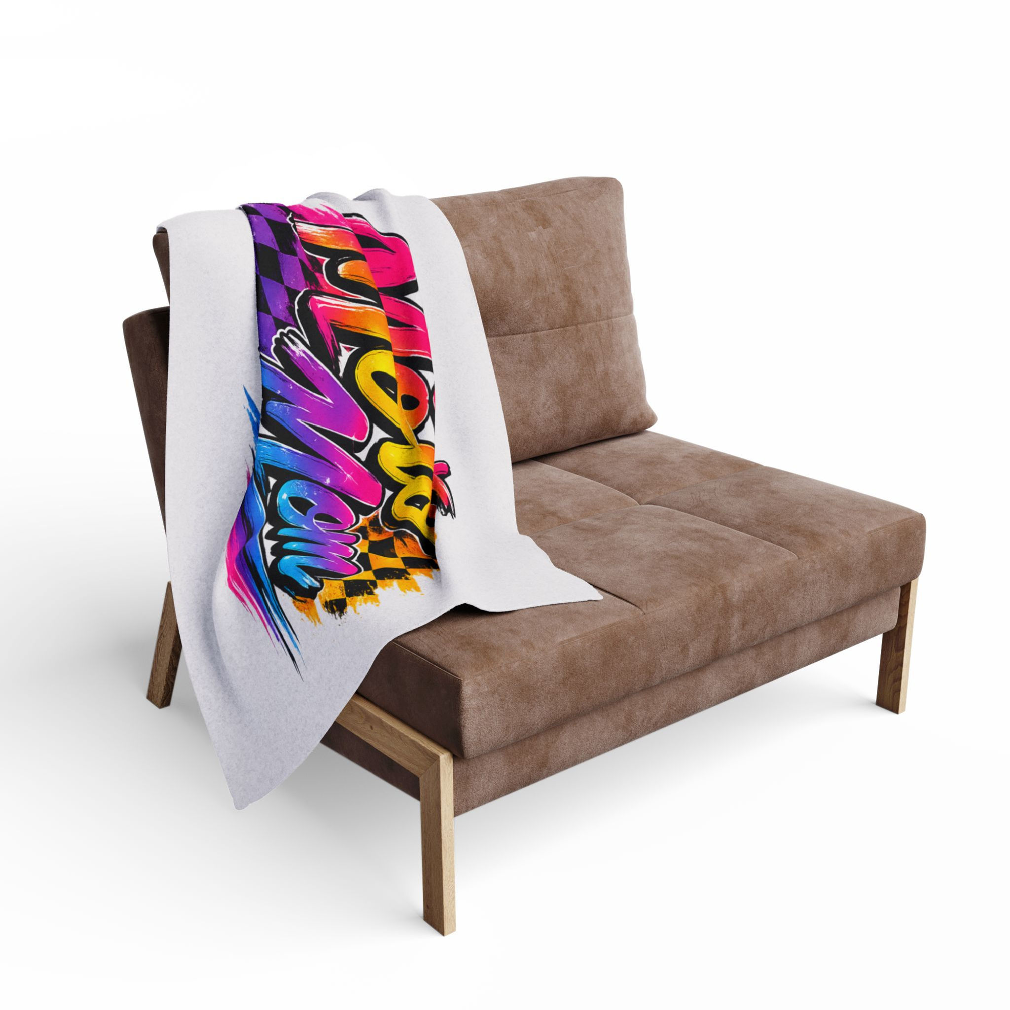 Moto Mom Colorful Arctic Fleece Blanket