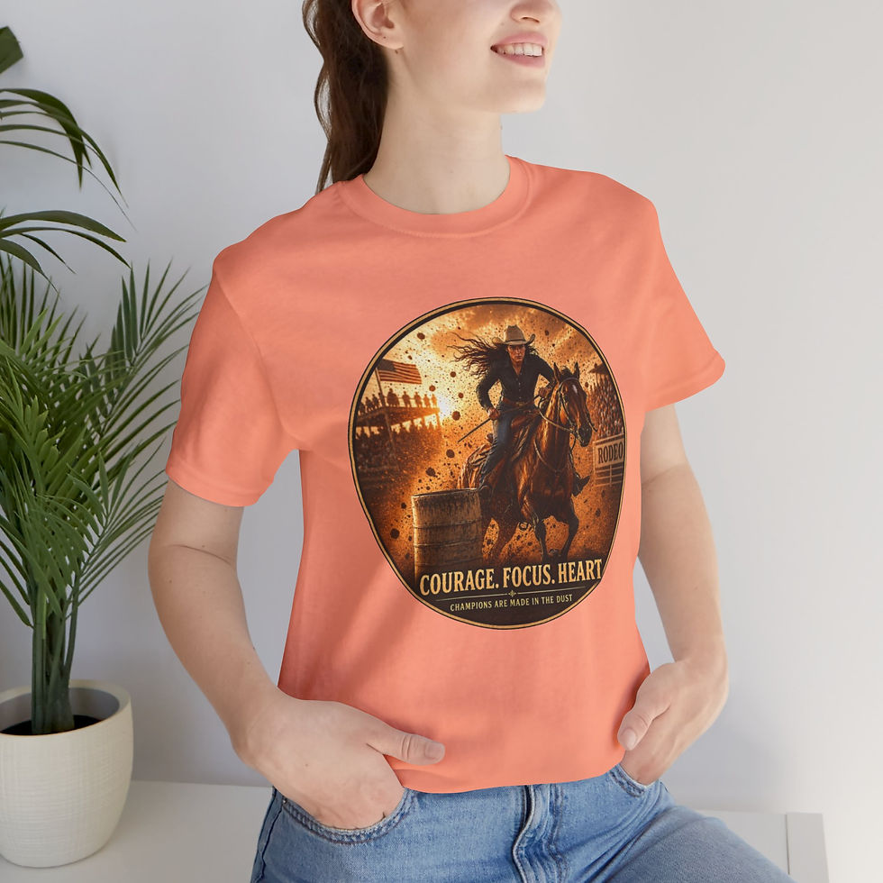 Thumbnail: Barrell Racing Courage Unisex Jersey Short Sleeve Tee