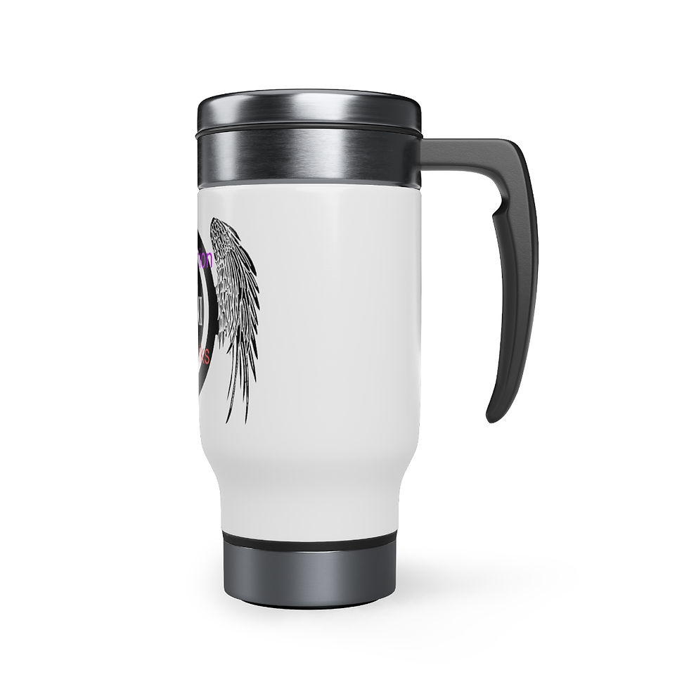 Thumbnail: Jak Stainless Steel Travel Mug with Handle, 14oz