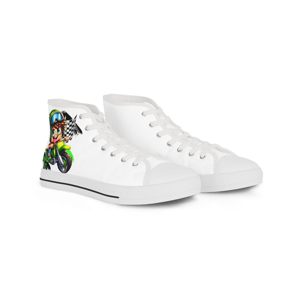 MX Kamikaze Kid Custom Kixs Men's High Top Sneakers