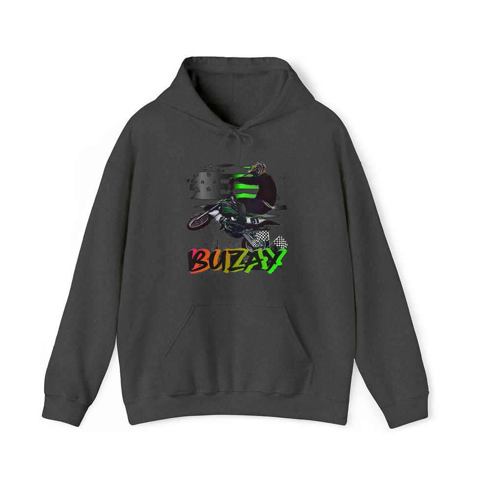 Thumbnail: AB2 Front Only Unisex Heavy Blend™ Hooded Sweatshirt