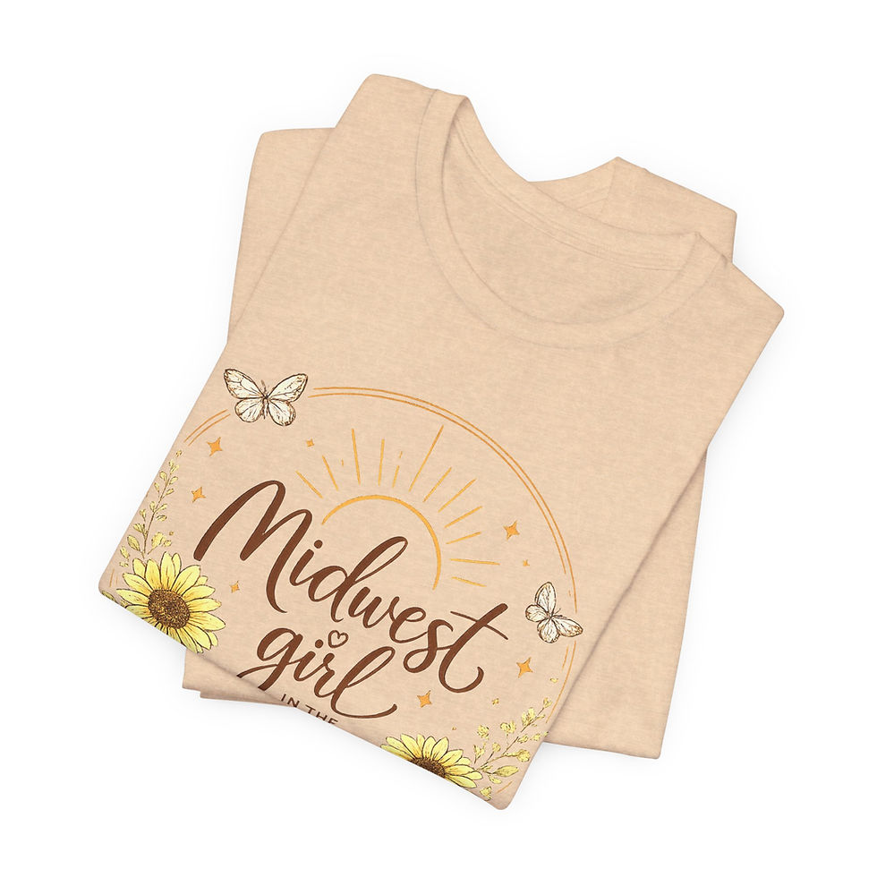 Thumbnail: Midwest Girl in the summertime Unisex Jersey Short Sleeve Tee