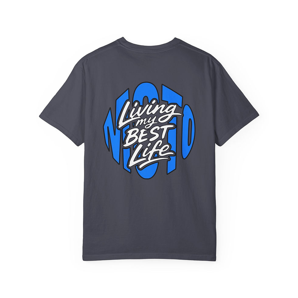 Thumbnail: Moto Best Life Unisex Garment-Dyed T-shirt
