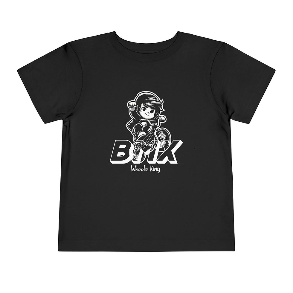 BMX Wheelie King Toddler Short Sleeve Tee