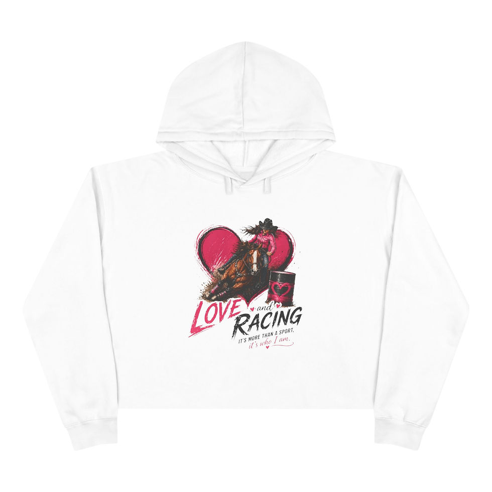 Thumbnail: Barrel Racing Crop Hoodie