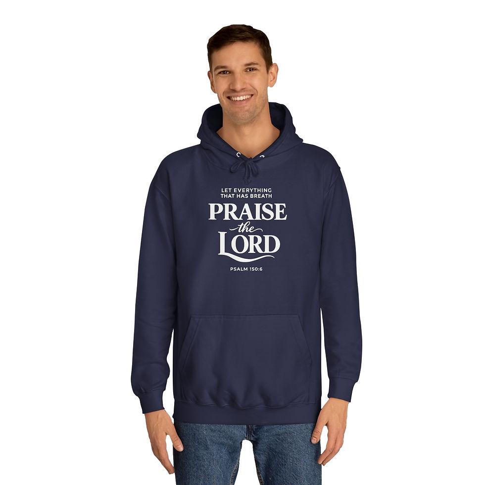 Thumbnail: Praise the Lord Unisex College Hoodie