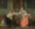 Afternoon Tea by Jean Carolus, 1879