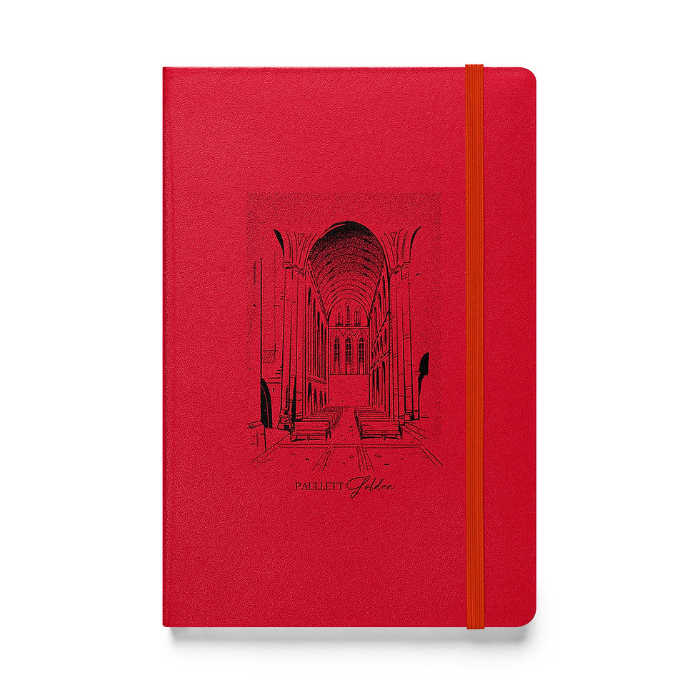 Thumbnail: fine line illustration of the nave of a parish church
