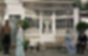 movie still from Bridgerton showing the front of Gunter's Tea Shop