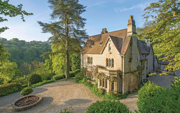 Photograph of a stone cottage