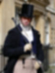 Screen capture of Beau Brummell from the film This Charming Man