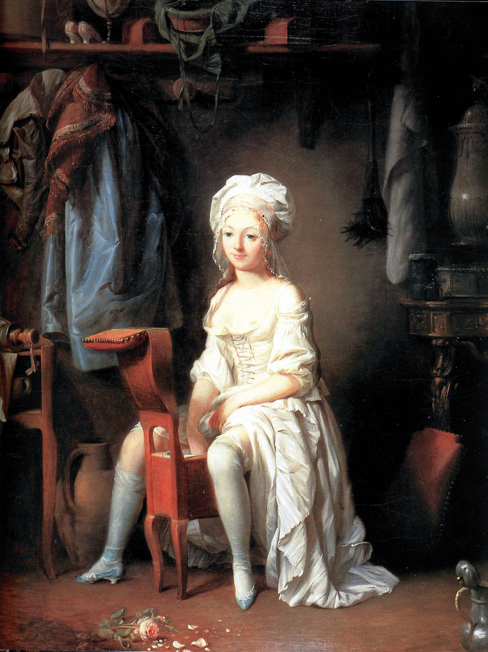 La Toilette Intime by Louis-Léopold Boilly, circa 1785