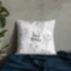 Thumbnail: fine line illustrations on 22x22 pillow of victorian, regency, and georgian holiday celebrations