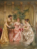 Afternoon Tea for Three by Frédéric Soulacroix