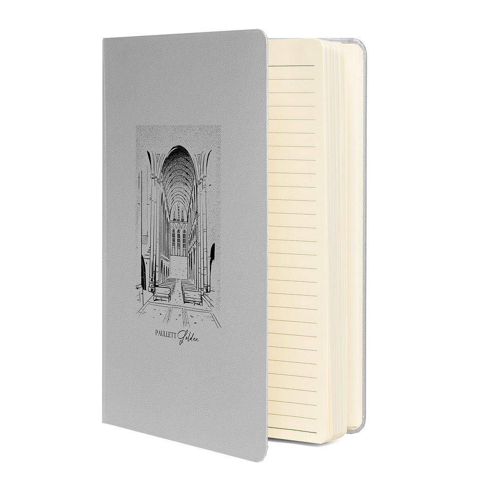 fine line illustration of the nave of a parish church