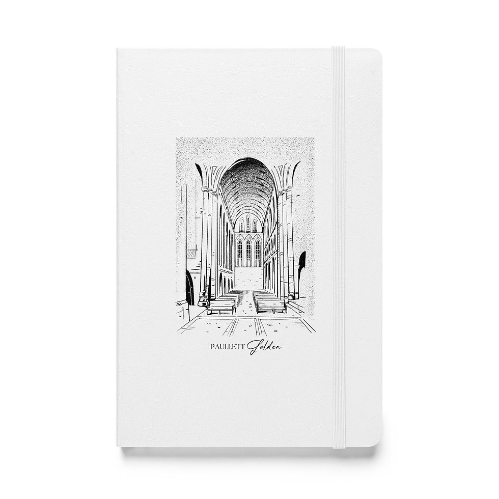 Thumbnail: fine line illustration of the nave of a parish church