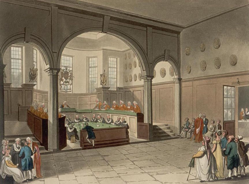 an illustration of doctors commons in london