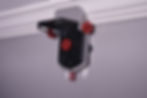 The Molding Genie holding up crown molding