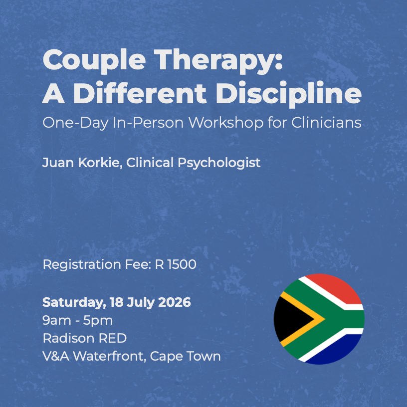 Couple Therapy: A Different Discipline