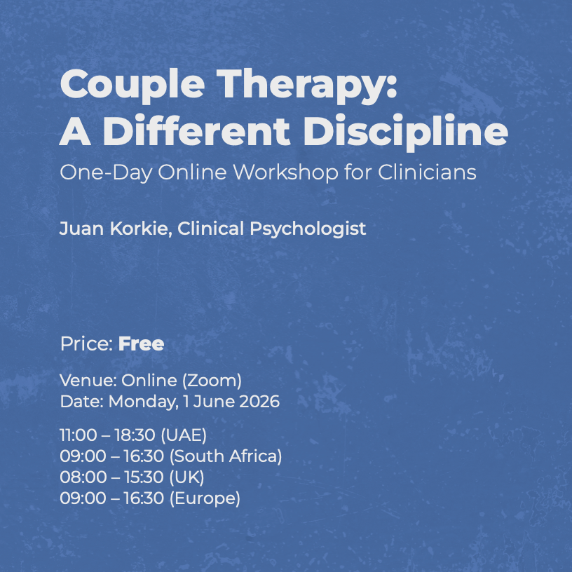 Couple Therapy: A Different Discipline