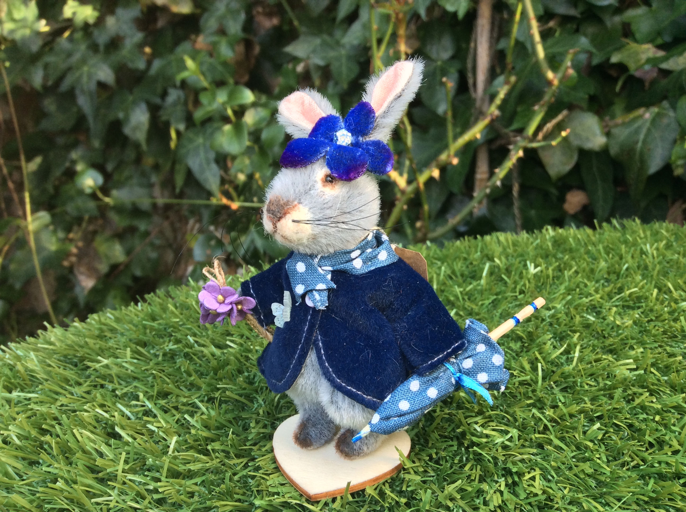 Rabbit With Brolly by Puzzle Bears