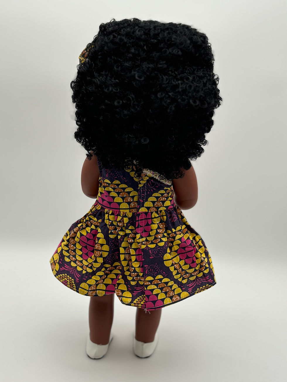 Thumbnail: Authentic 18 inches African doll in African attire 