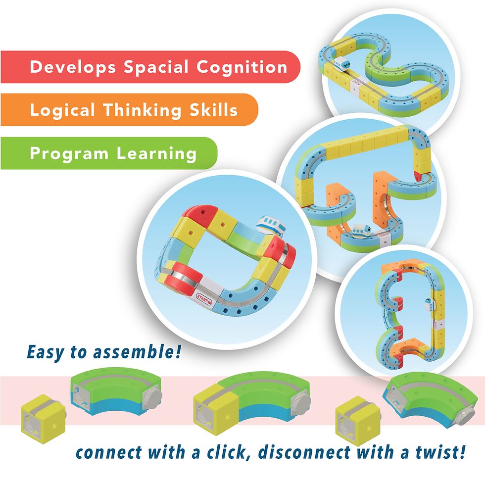 Thumbnail: Magnetic Monorail Deluxe Set