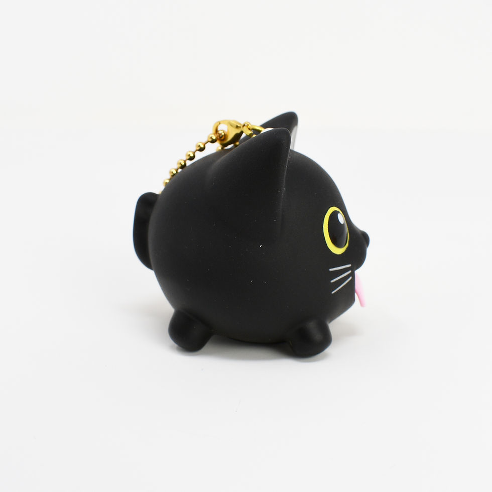 Thumbnail: Black Cat Jibber Pet Charm