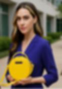 KANTRELL’S POSH yellow bag white woman).png