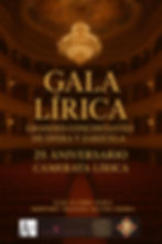 GALA LÍRICA 25 ANIVERSARIO