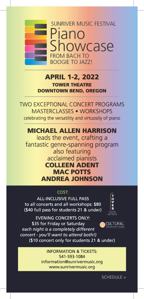 Sunriver Music Festival Piano Showcase