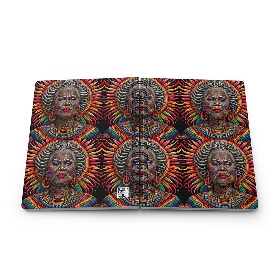 Thumbnail: Psychedelic Goddess - #2 - Spiral Bound Journal