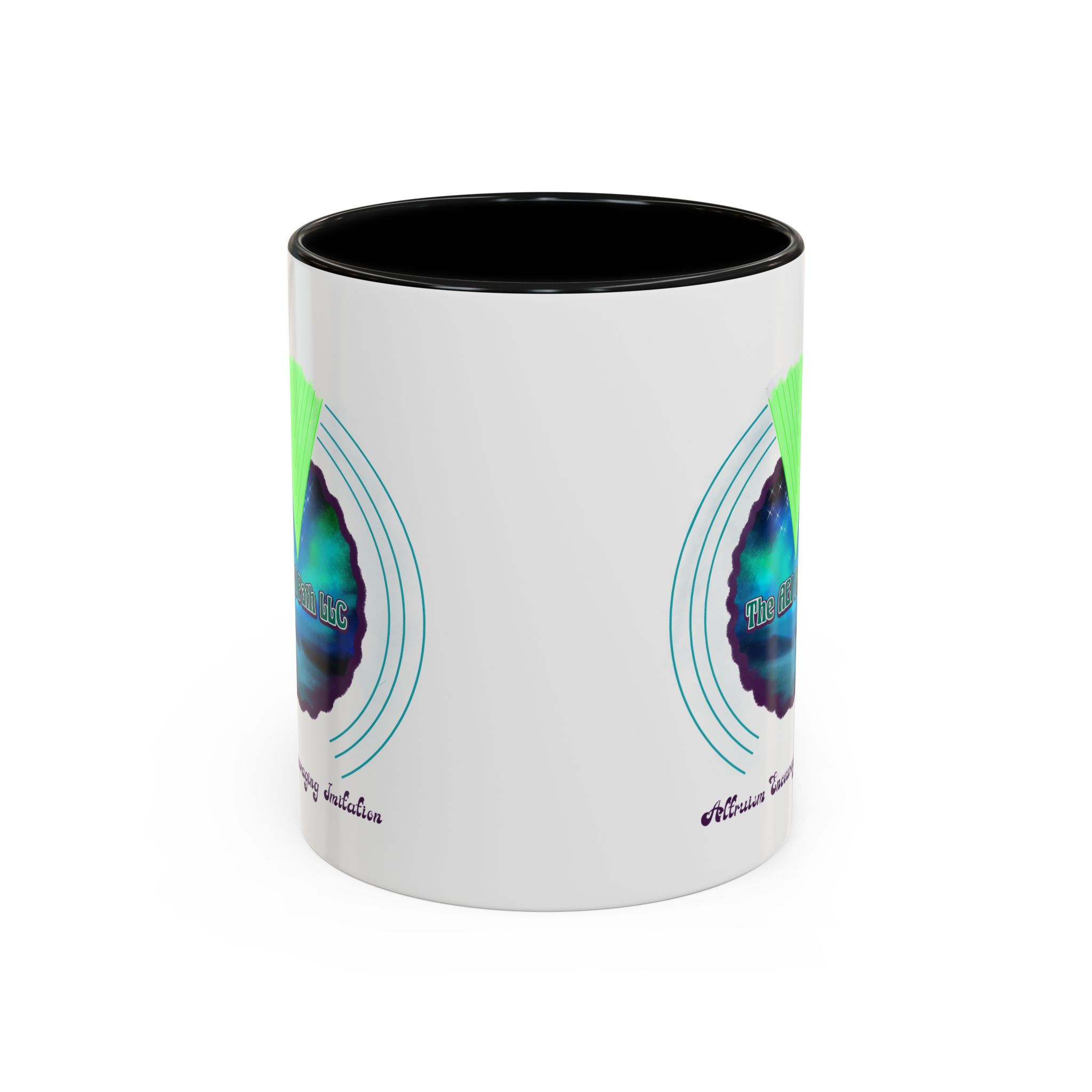 Night Time AEI Path Logo Accent Coffee Mug, 11oz