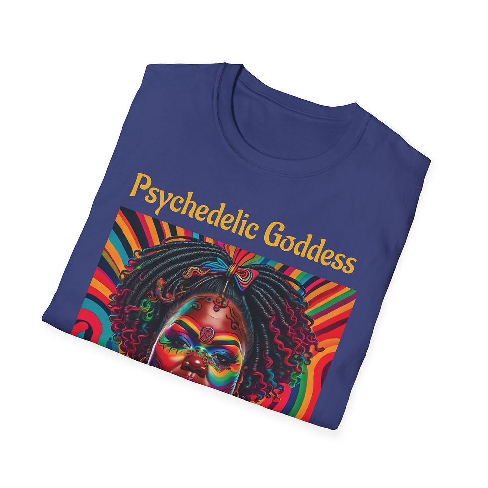Thumbnail: Psychedelic Goddess #2 Unisex Softstyle T-Shirt