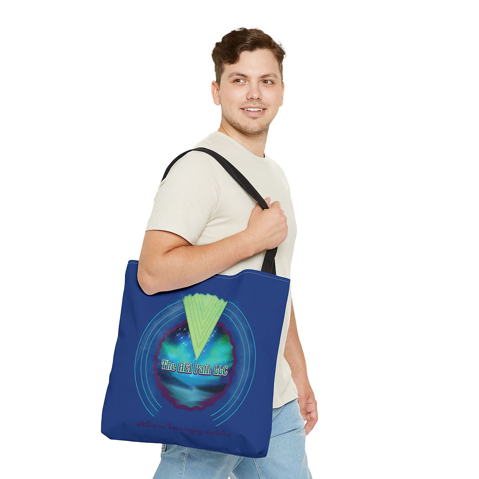 Thumbnail: AEI Path (Night) Tote Bag 