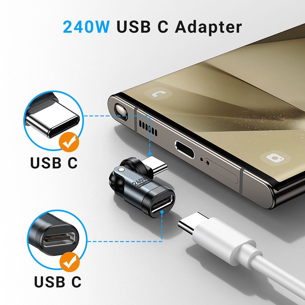 Thumbnail: 240W USB-C Adapter with 540° Rotation