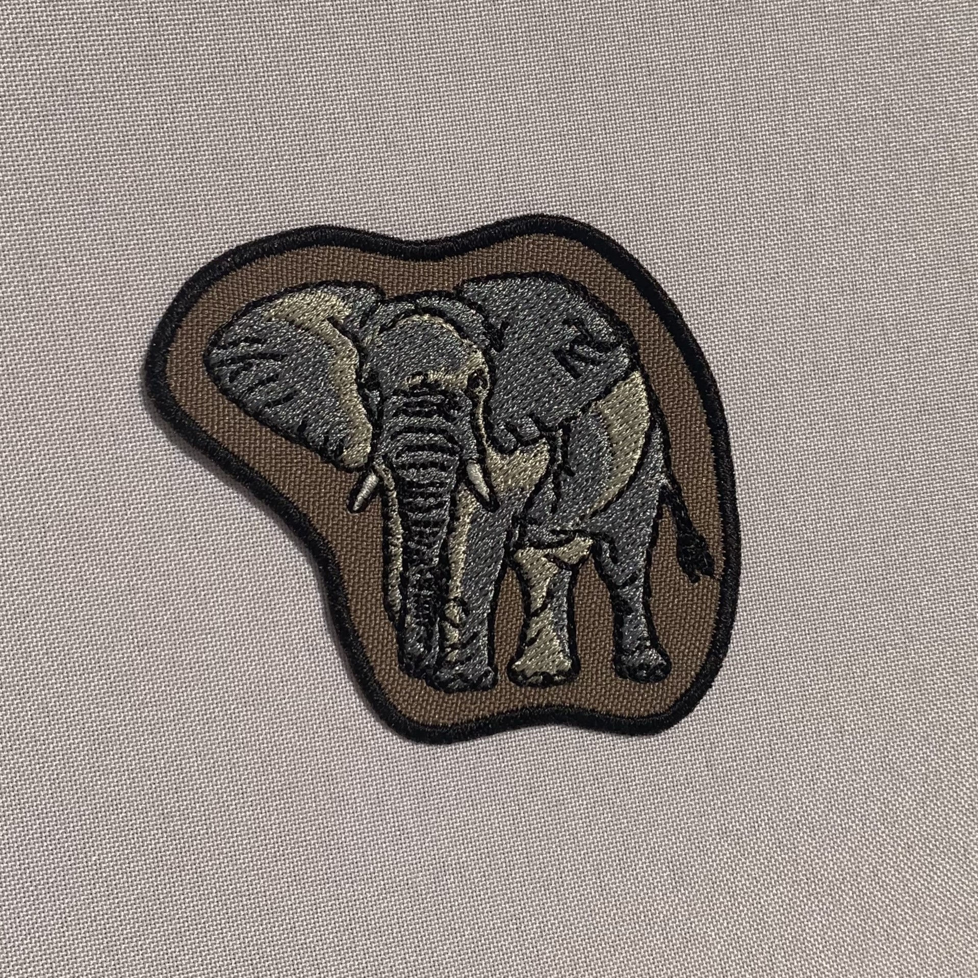 African Elephant Badge